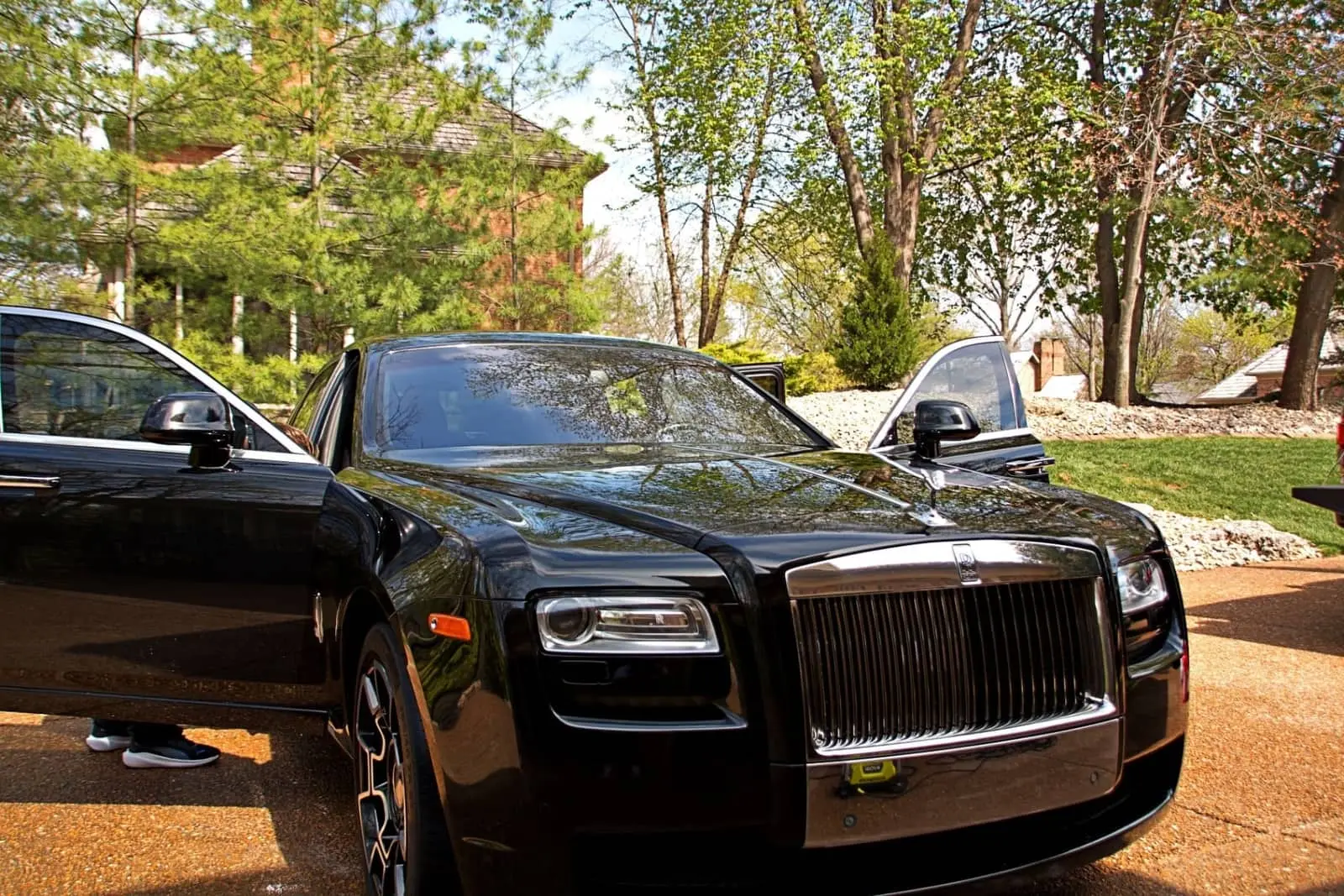 2014 Rolls-Royce Ghost paint enhancement and 5 year ceramic coating in Edwardsville, Illinois