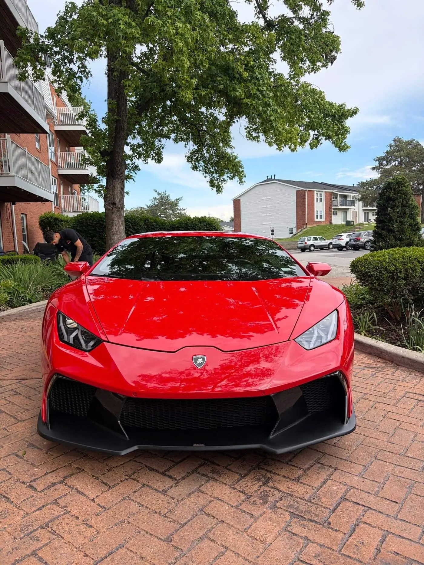 Lamborghini Huracan LP610-4 one-step paint correction and two-step spot correction in St. Louis, Missouri